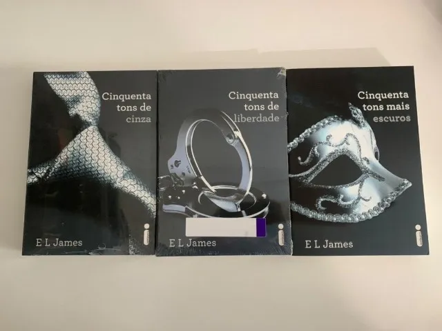 Livros 50 tons de cinza