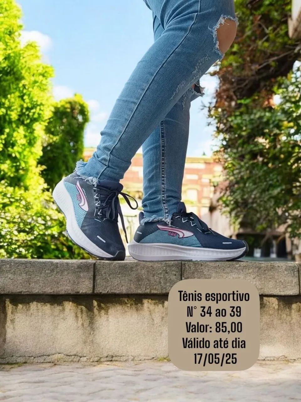 Tênis Esportivo feminino- Novo