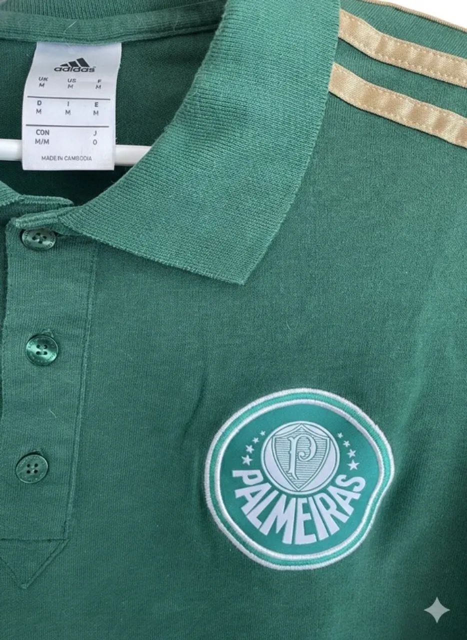 Camisa Polo Palmeiras Viagem 2013 / 2014 - Adidas - Foto 3