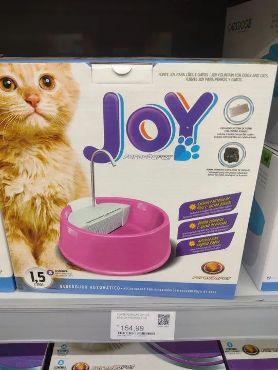 Bebedouro Automático 1,5 Litros - Fonte Joy P/ Gatos e Cães - Foto 5
