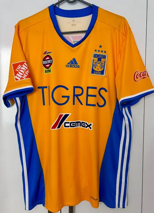 Camisa Tigres Do México - Original #26 Vargas - Tamanho G