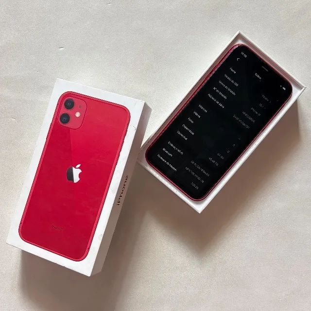 iPhone 11 64GB (Vermelho) - Celulares e Smartphones - Laranjeiras
