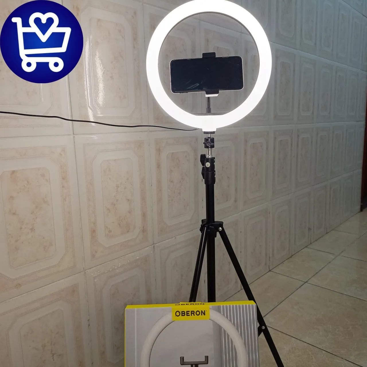 Ring Light para Celular com Tripé (entrega grátis)