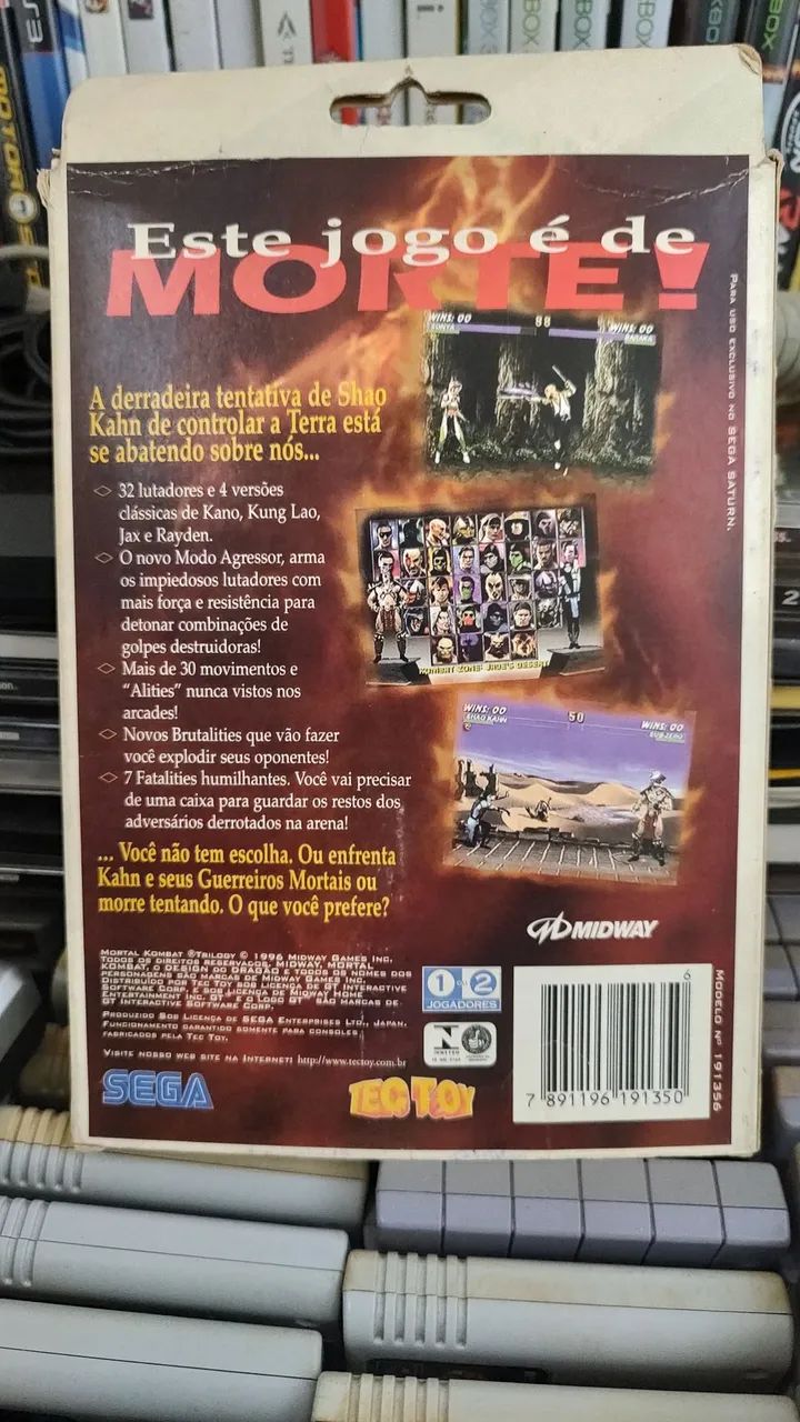Mortal Kombat Trilogy - Sega Saturn - Foto 2