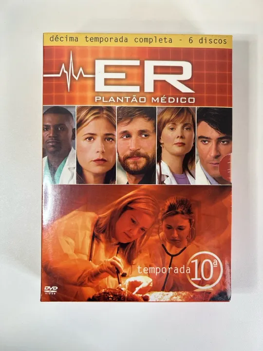 ER Plantão Médico - 10ª Temporada Completa - 6 Discos DVD