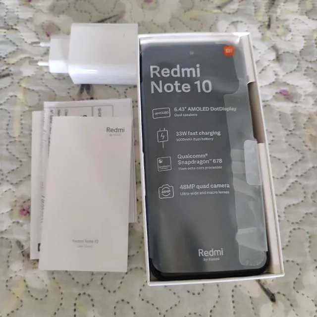 Xiaomi Redmi Note 10 Onyx Gray Xiaomi 128GB 6GB Ram