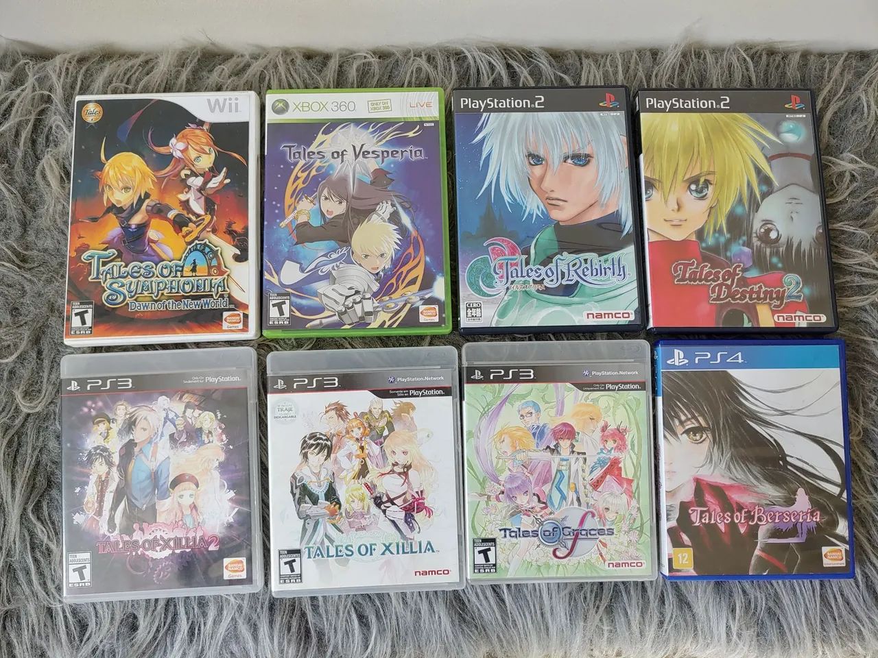 Coleção de Jogos Tales Of (11 Jogos).
