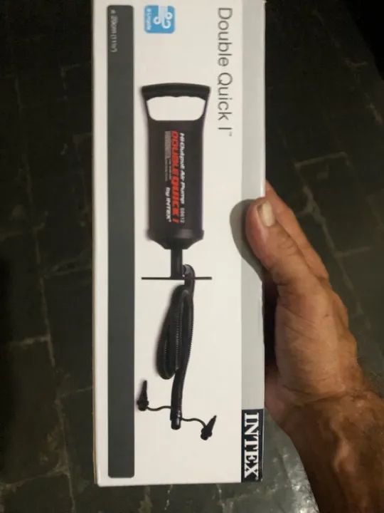 Bomba de Ar Dupla Rápida Intex - Foto 3