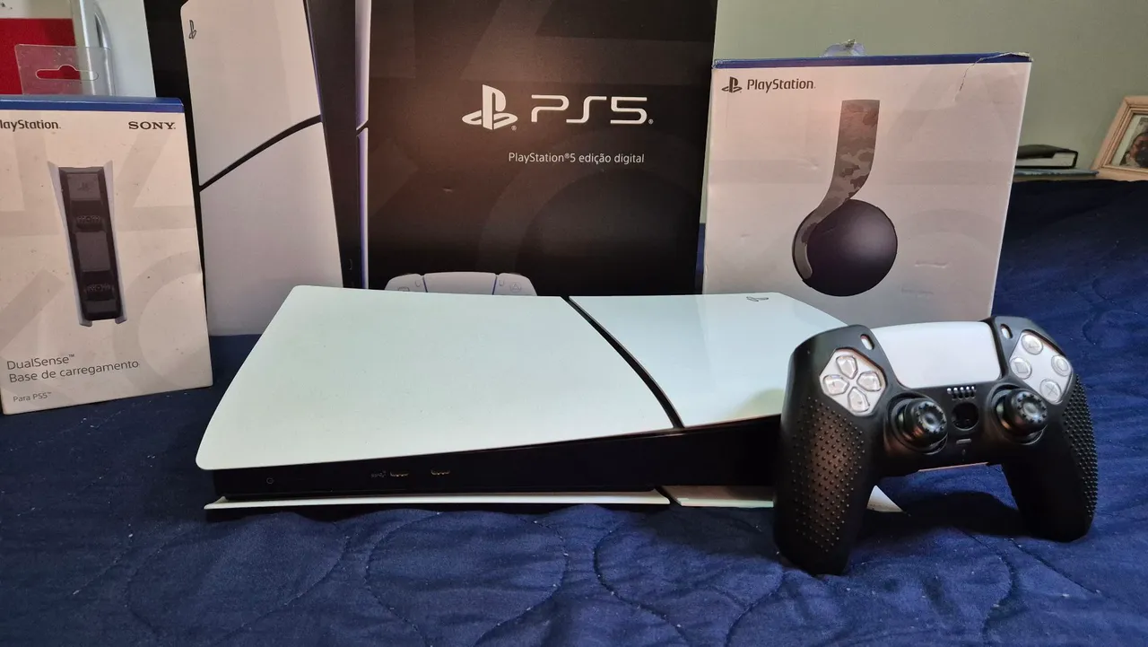 PlayStation 5 (PS5) Digital Edition + Acessórios -Troco por Xbox Series X