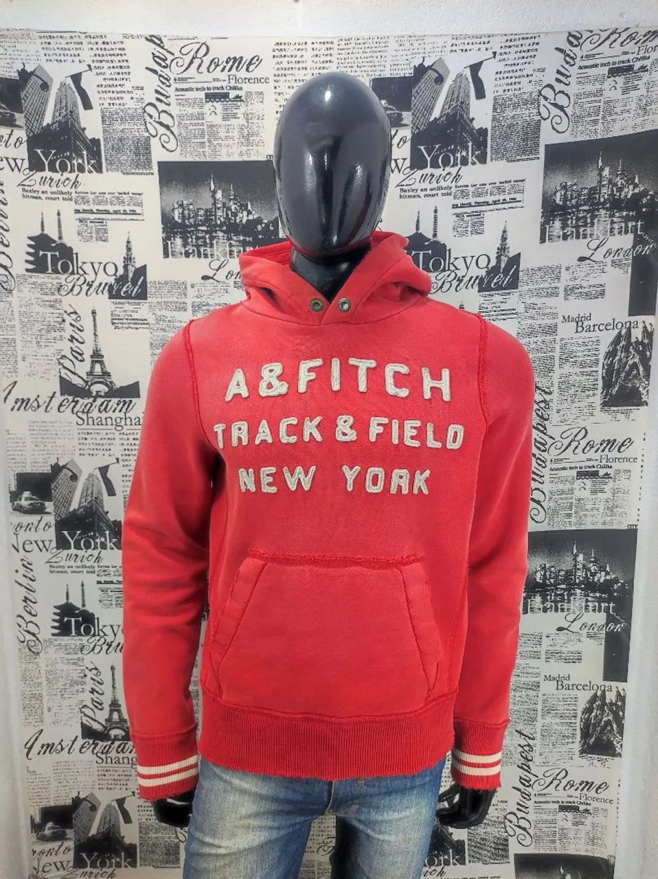 Moletom Abercrombie e Fitch Tam M Cód 4482 Usado/Original  - Foto 2