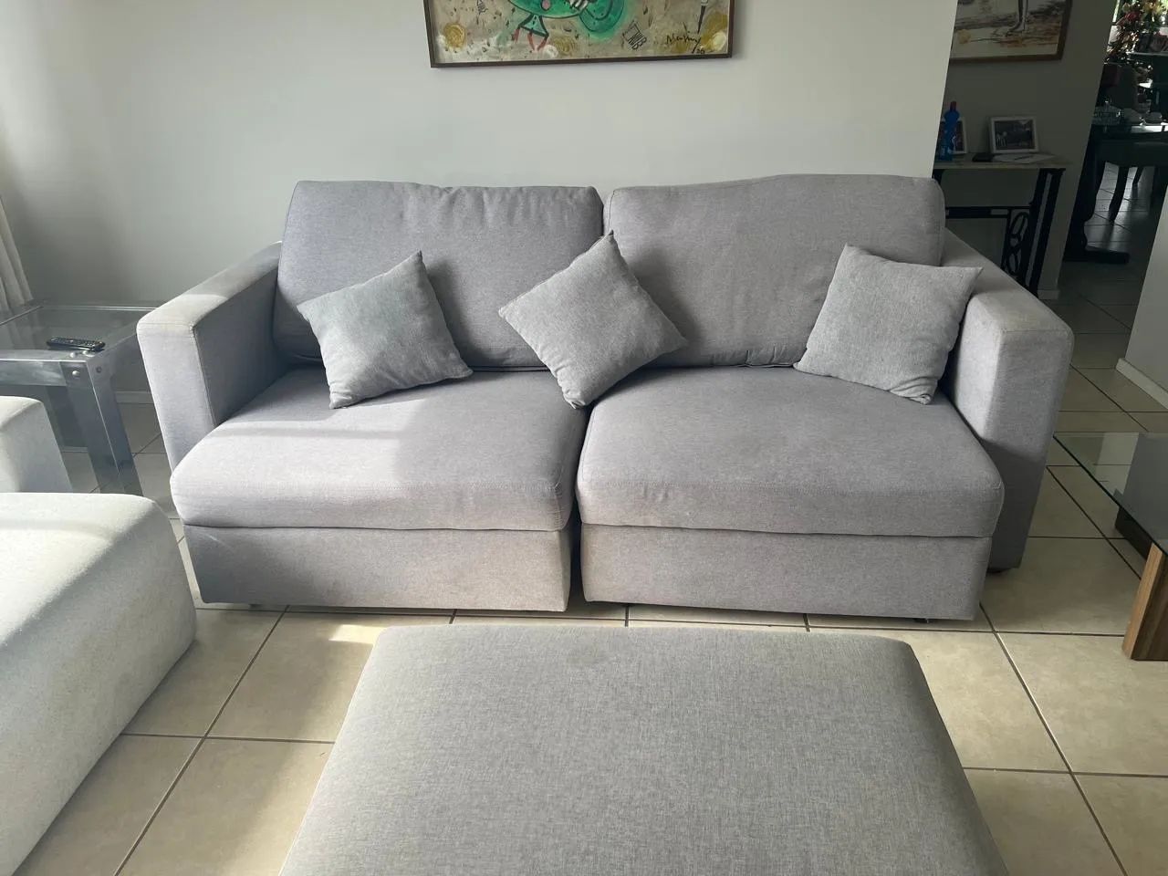 Retractable Sofa + Pouf – Set64739715671299121