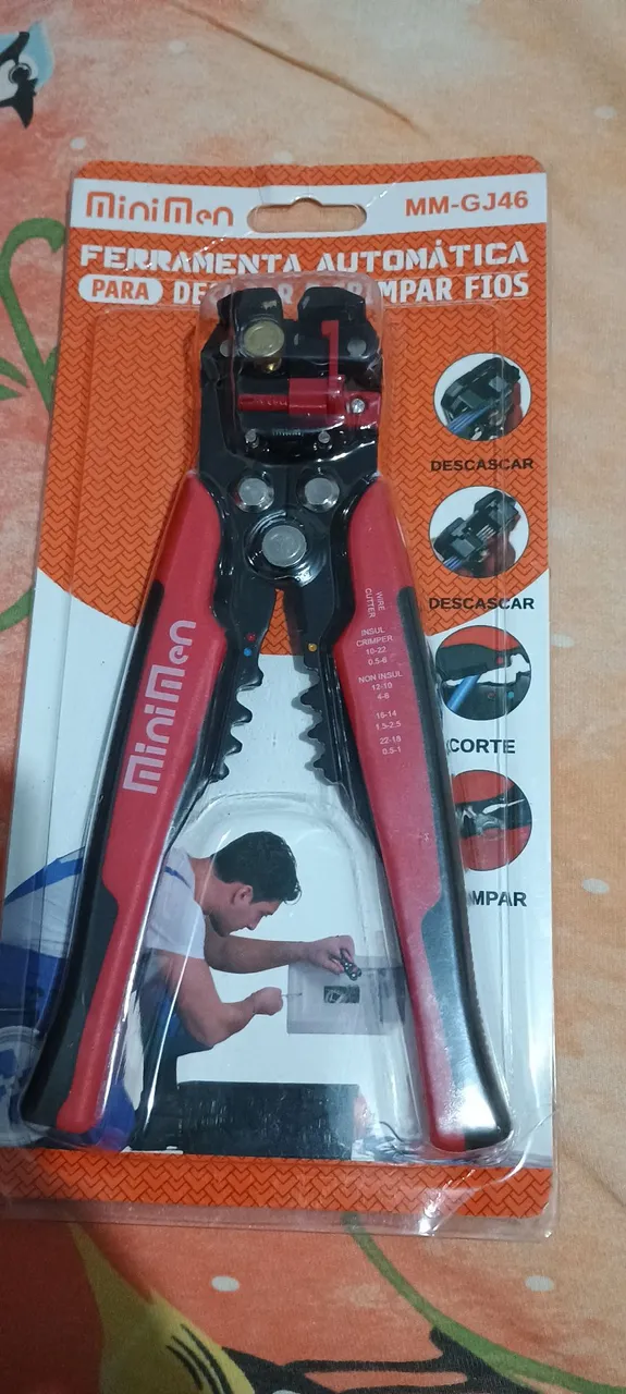 Alicate Decapador Automático MiniMen - Ferramenta Elétrica