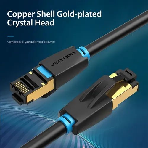 Cabo Patch Cord Cat8 Cobre Lan 2m 40gbps (Cabo de Rede) - Foto 4