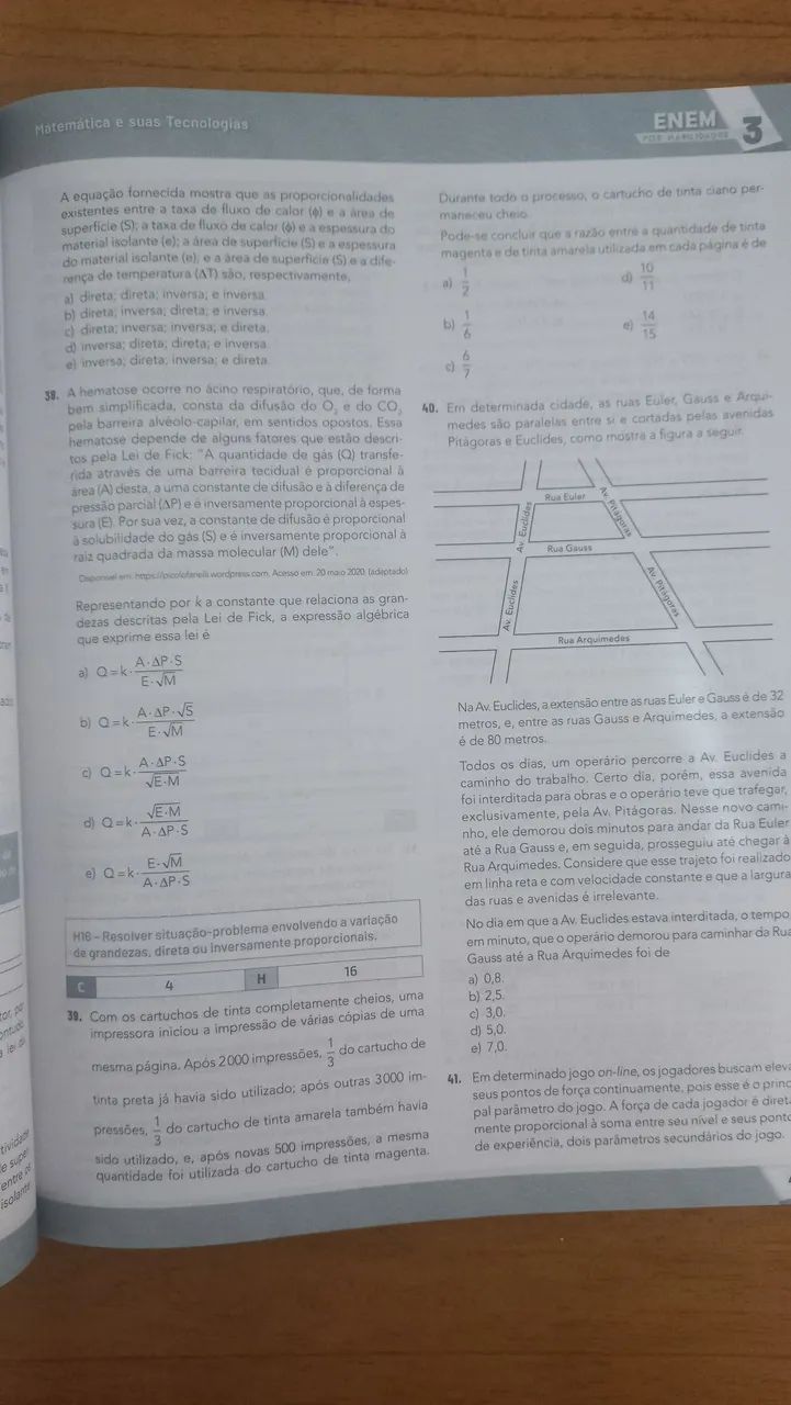 Apostila ENEM Por Habilidades SAS +400 QUESTÕES com GABARITO - Foto 2