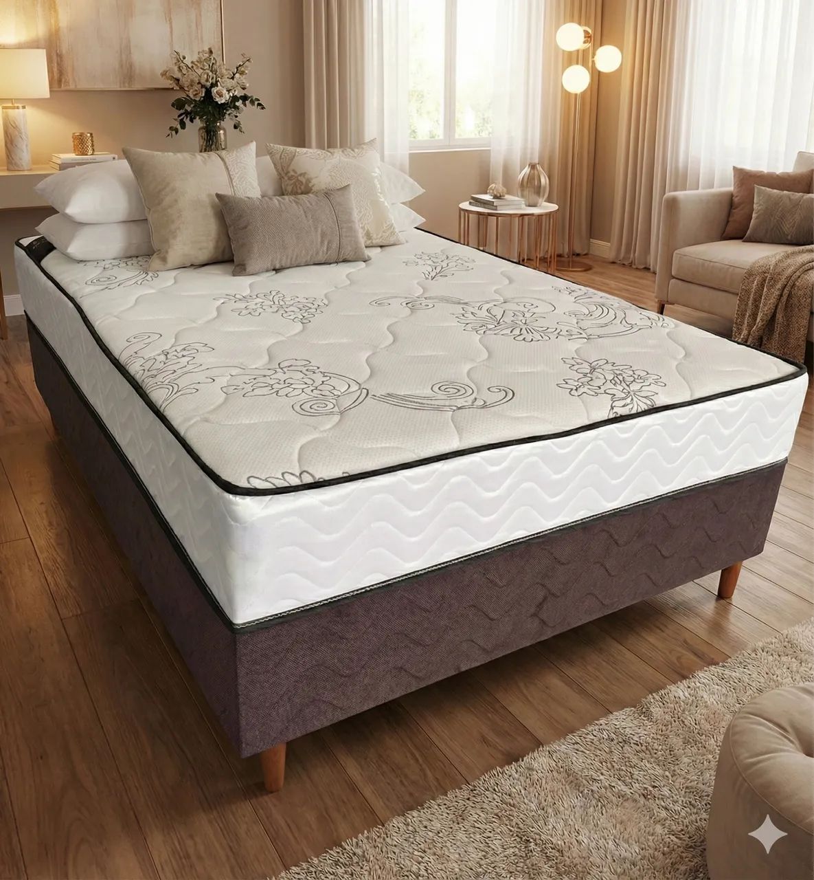 Cama Box Mola ensacadas! Entrega grátis! 