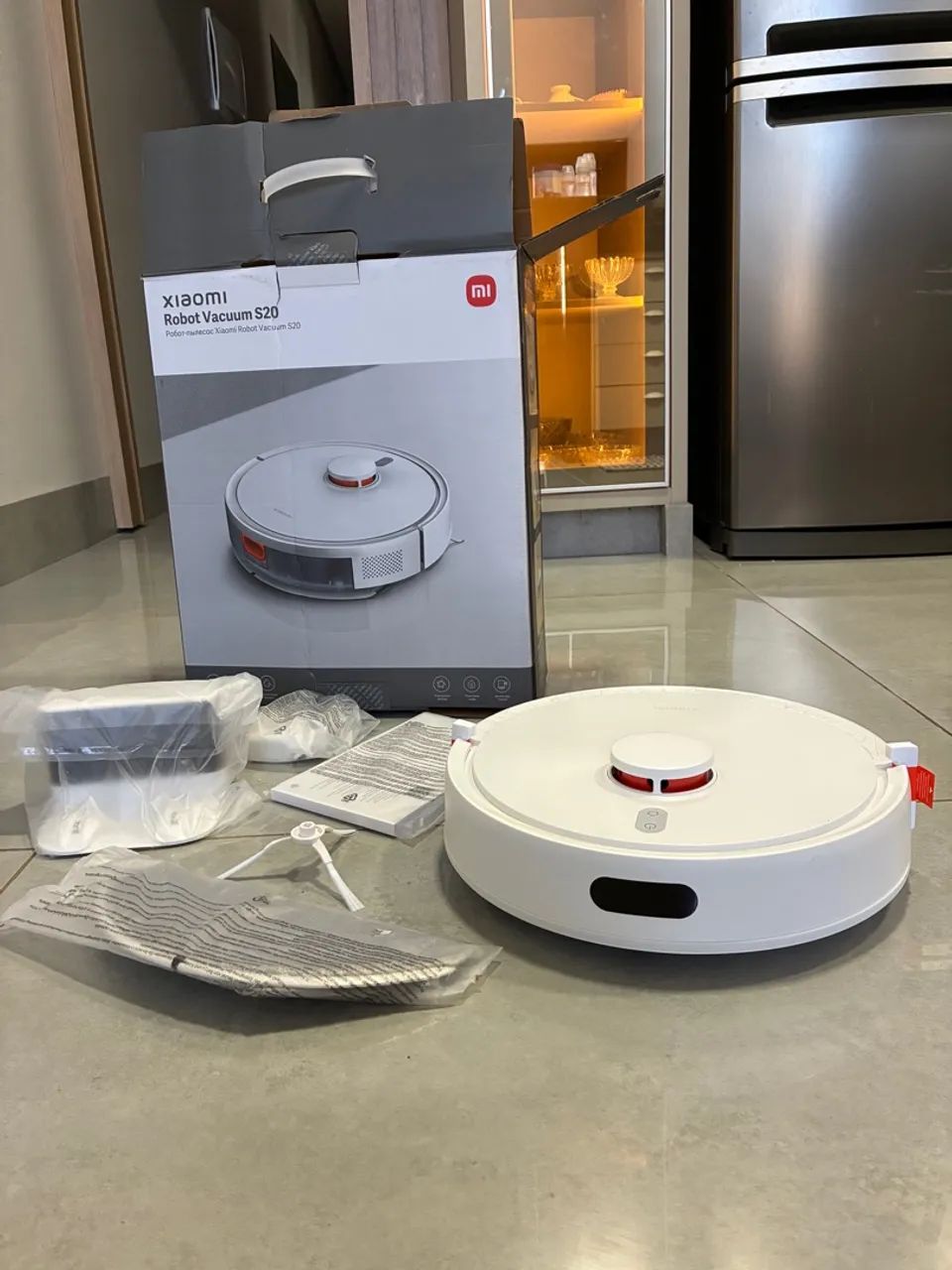  Robô Aspirador e Passa Pano Xiaomi Vacuum S20 - 