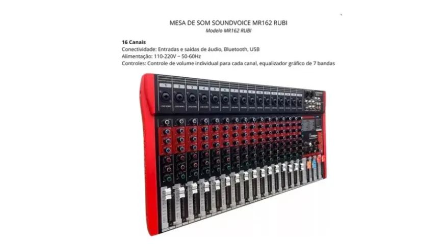 Mesa Soundvoice Mr 162 Rubi