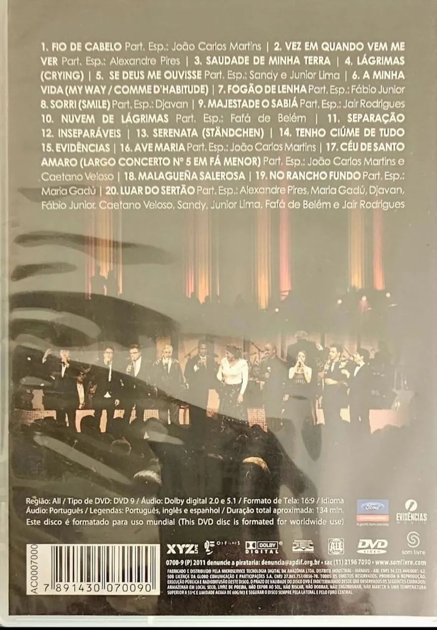 Chitaozinho & Xororó - Sinfônico - DVD - CDs, DVDs etc - Jardim