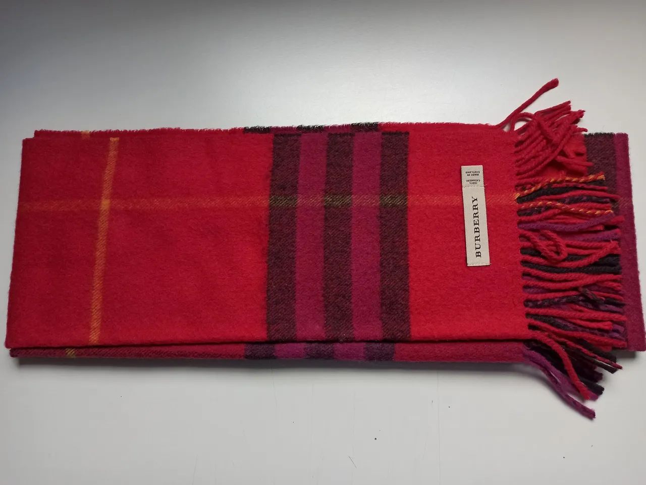 BURBERRY Cachecol Burberry 100% Cashmere - Original - Foto 2
