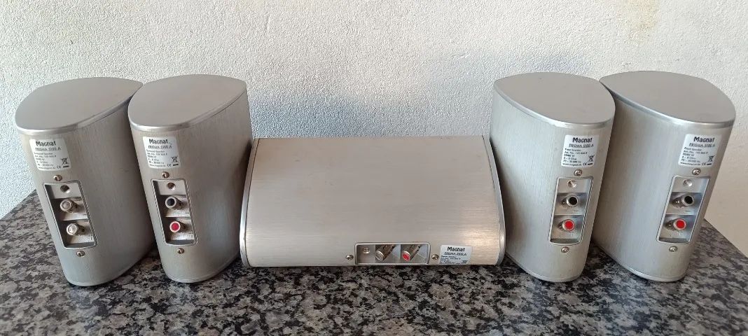 5 Caixa De Som Alemã Magnat Prisma 5100a Ótimo Estado Funcionando - Foto 3