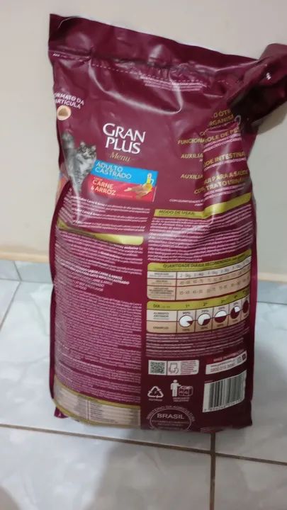 Ração para gato castrado gran plus - Foto 3