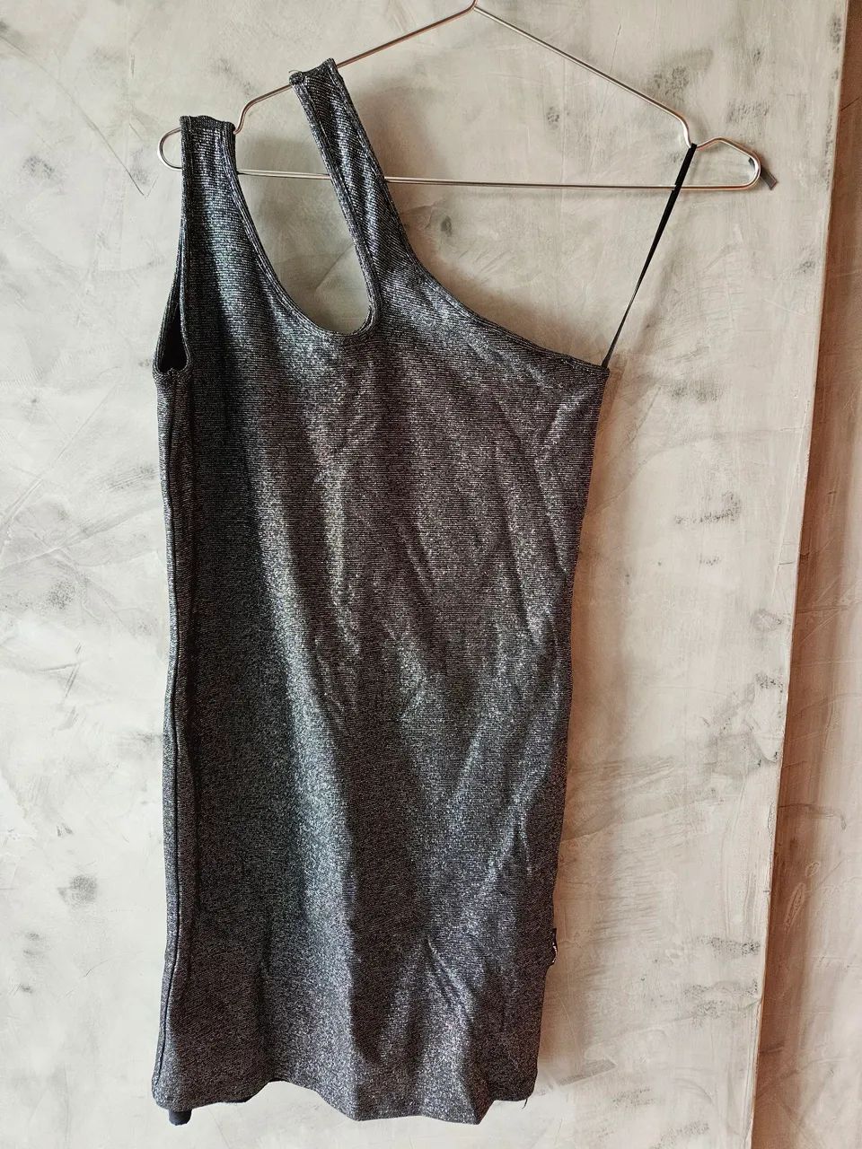 Vestido Metálico Vanila Cream -  P