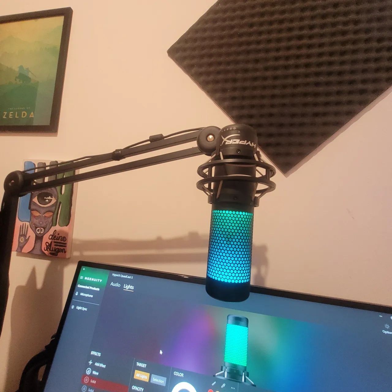Microfone Hyperx Quadcast S C/ Suporte - Foto 2
