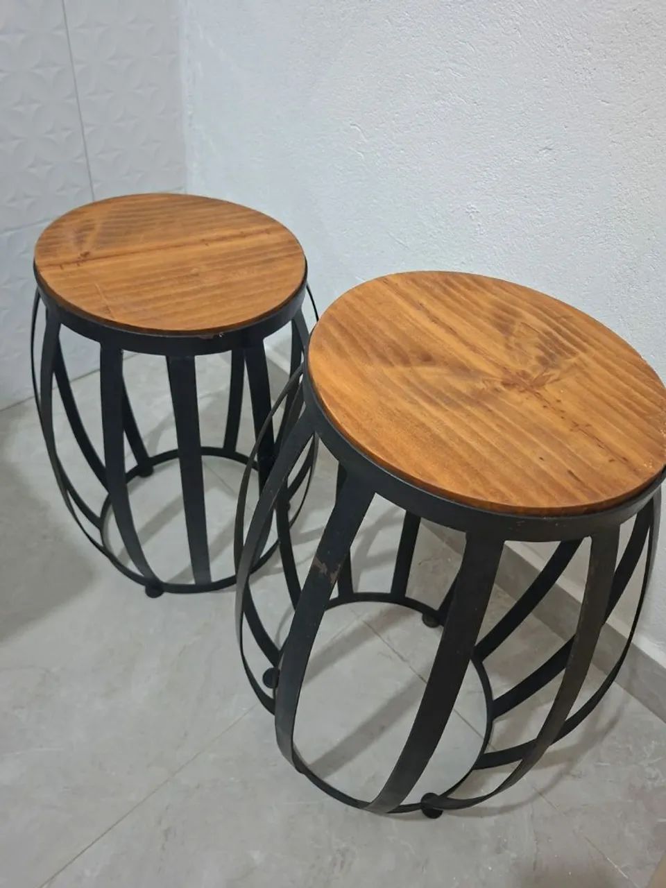 Conjunto gardens de ferro e madeira - Foto 2