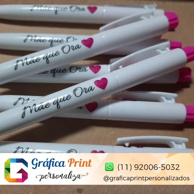 100 CANETAS PERSONALIZADAS