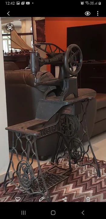 Maquina Sapateiro 29K2 funcional- Barata - Foto 4