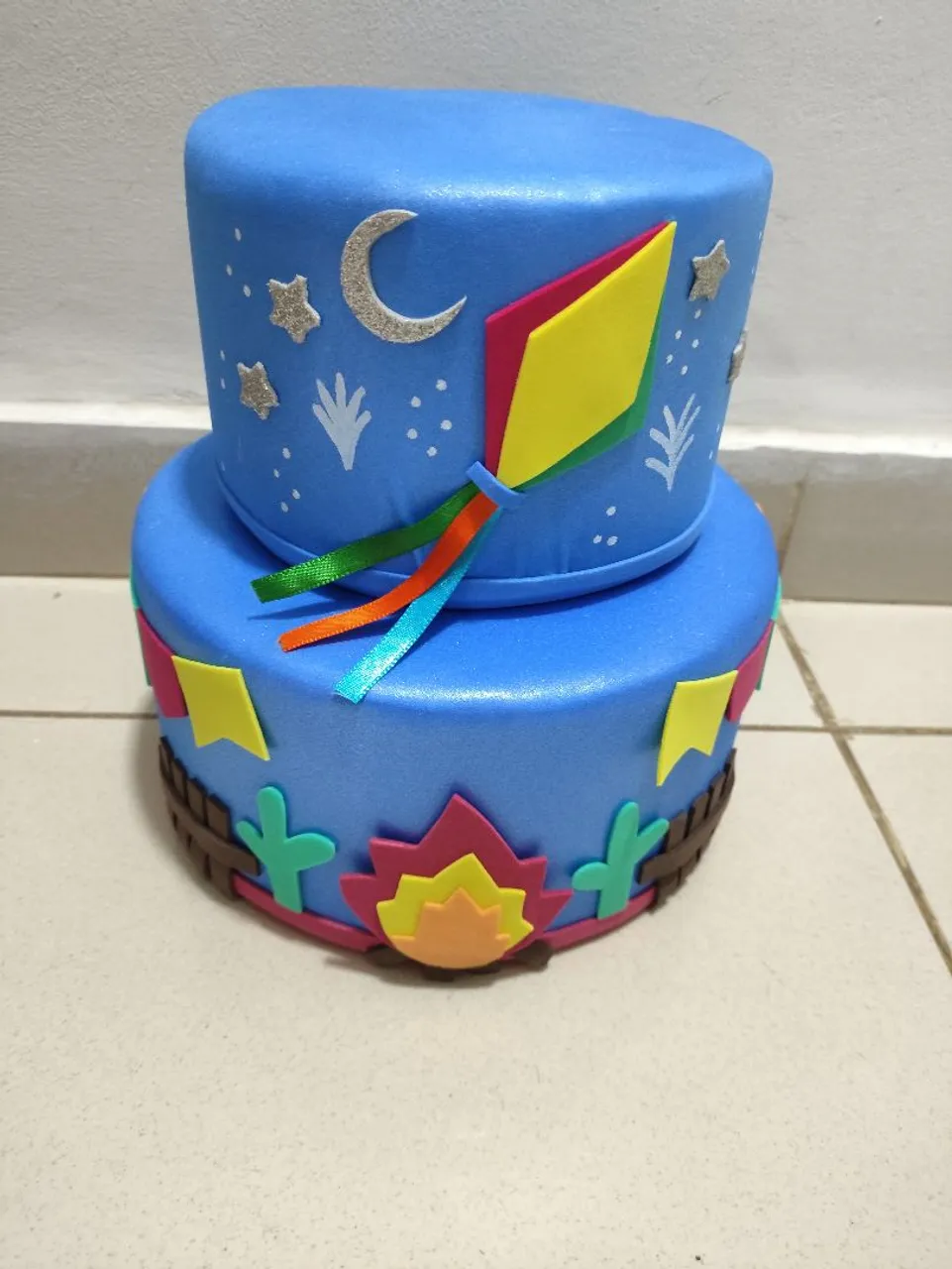 Bolo Decorativo Festa Junina