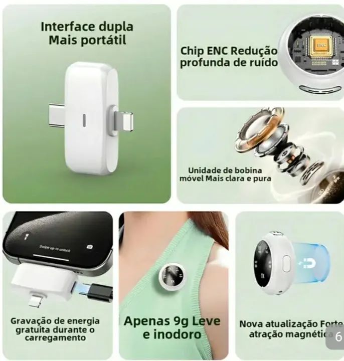 Fone de Ouvido Bluetooth com Display Digital - Foto 4