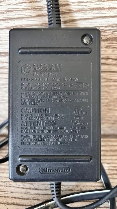 Não funciona - Carregador Original Nintendo GameCube DOL 002 EUA - Foto 3