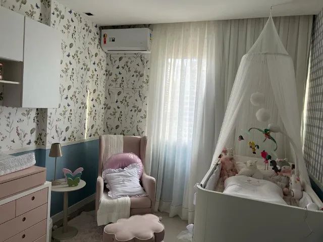 Berço Branco e Marrom + curtinado - Foto 3