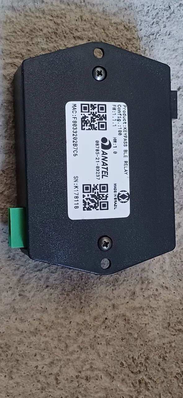 Relé KEYPASS BLE ANATEL