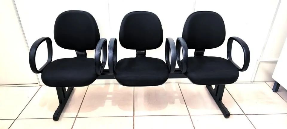 Cadeira de espera 03 lugares (longarina) - Foto 2