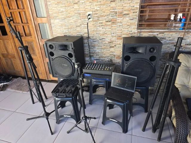 Kit de Som Profissional Completo - Potente e Pronto para Uso  - Foto 2