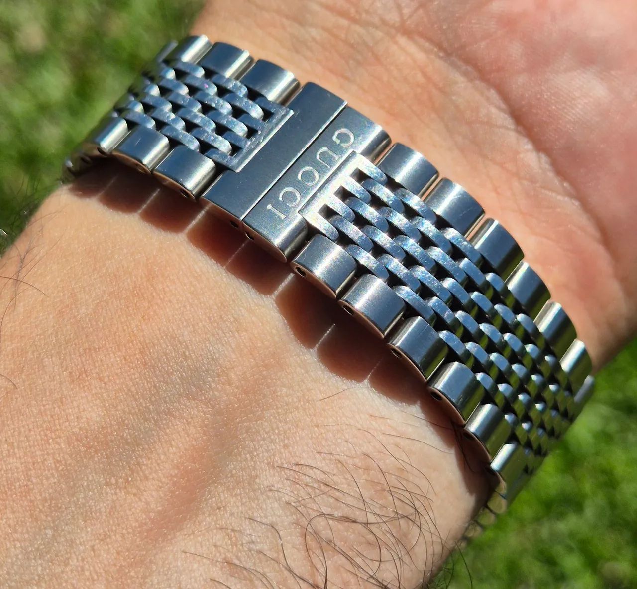 Relógio Gucci swiss 126.4 original aço inox com caixa e certificado - Foto 5