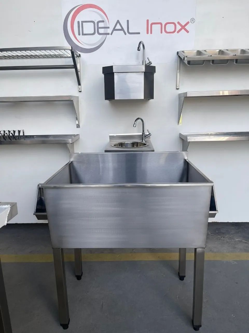 Tanque Cuba inox com 75cm de comprimento - Temos em diversas medidas - Foto 3