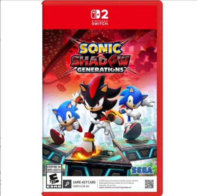 SONIC X SHADOW GENERATIONS NINTENDO SWITCH 2