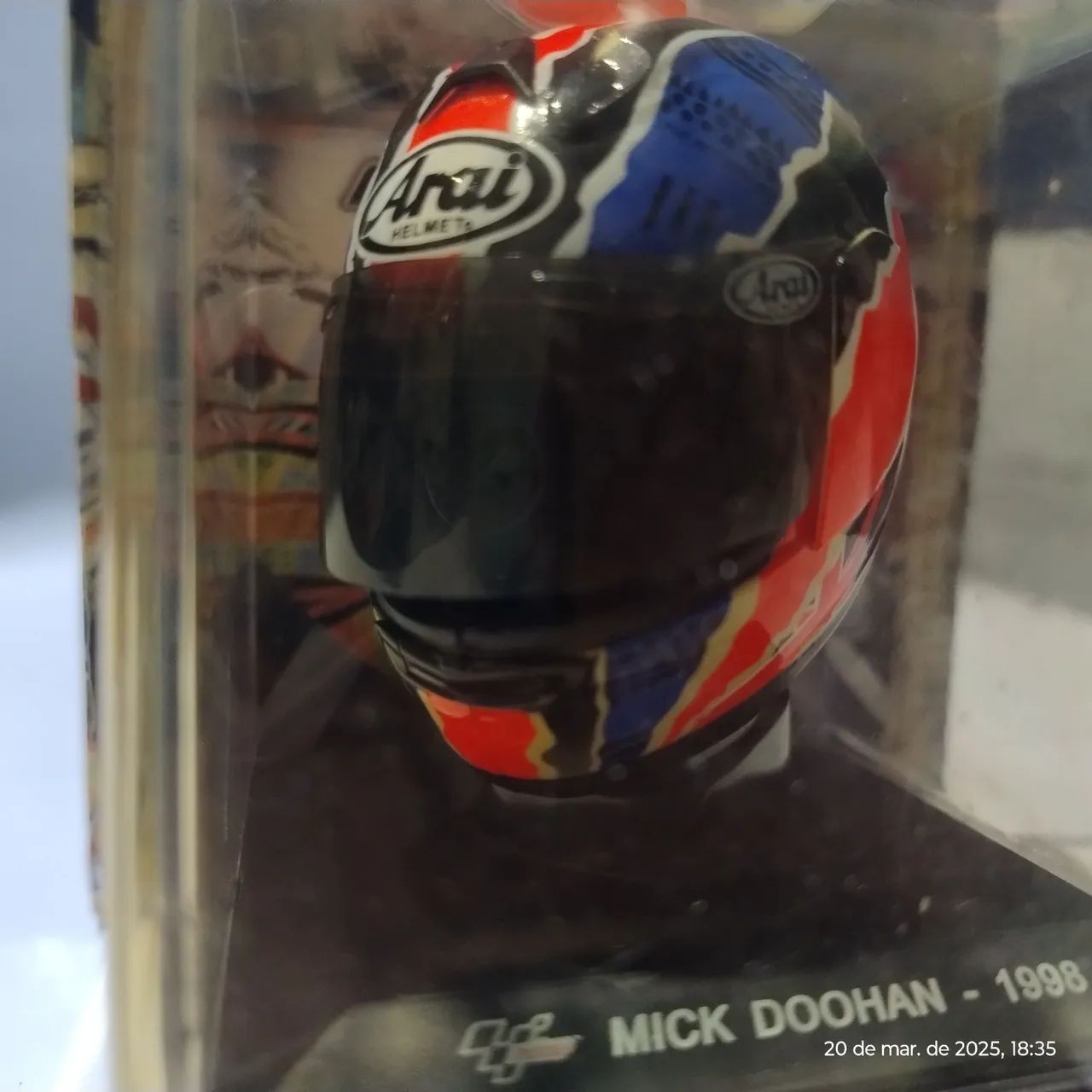Coleção MotoGP, capacete Mick Doohan. - Foto 5