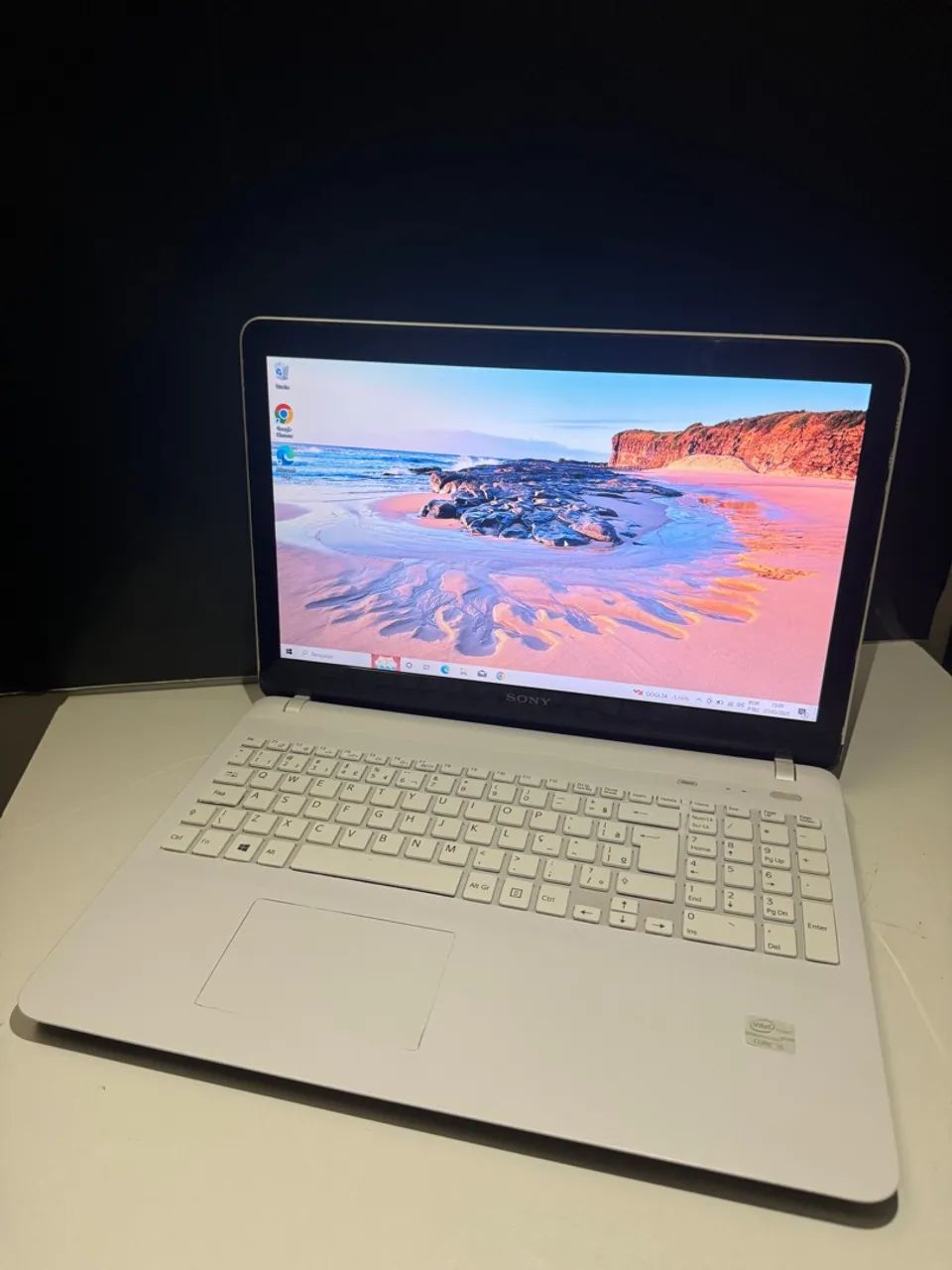 Notebook VAIO branco - impecável - Foto 2