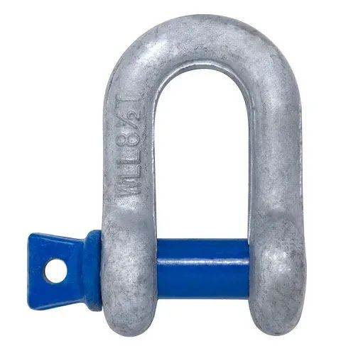 Manilha Reta 1 Polegada WLL8.1/2T Pino Roscado Alloy Aço Forjado Carbostorm Reforçada 1