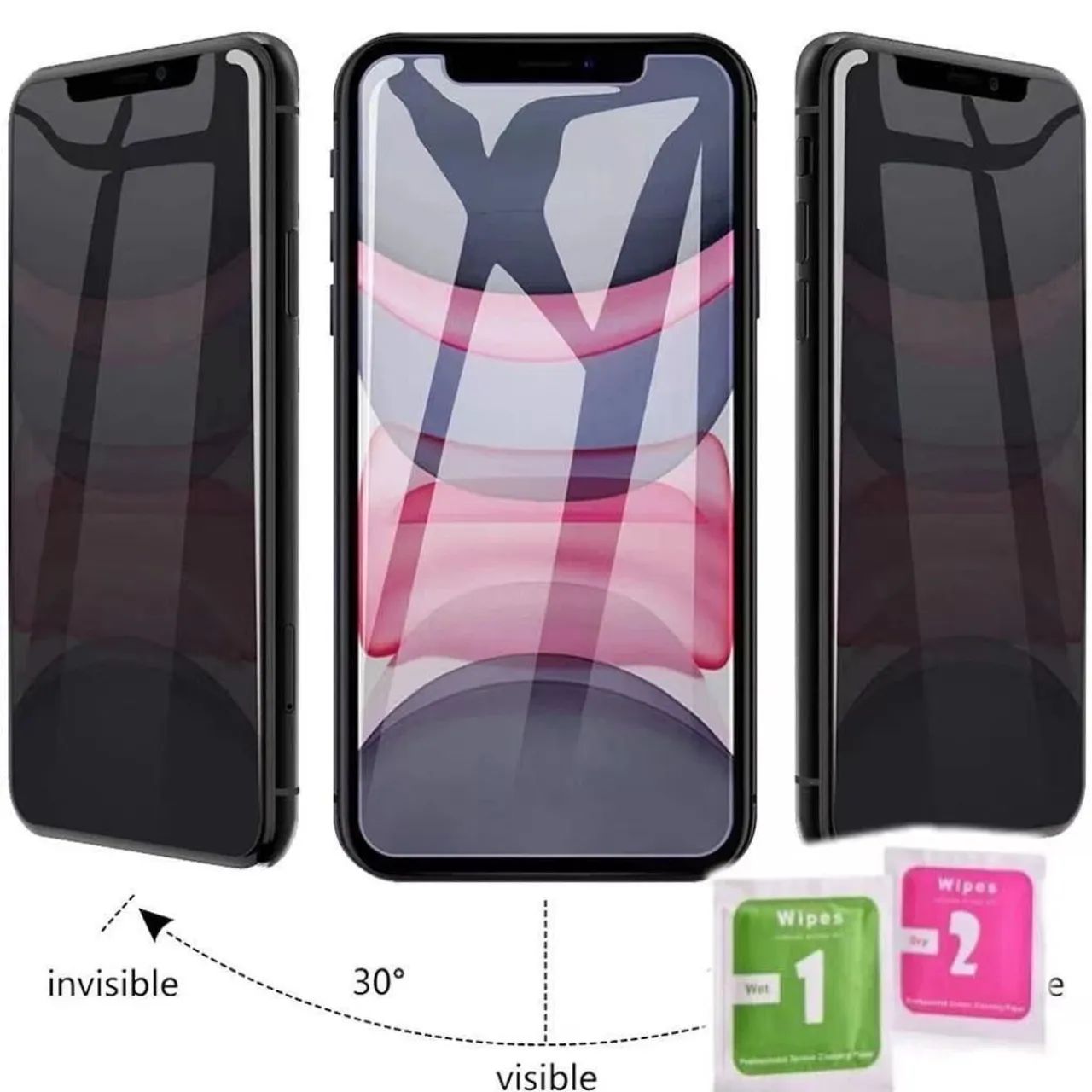 Película  vidro Privacidade para iPhone  privacy
