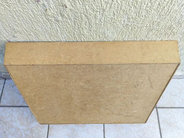 Bandeja de MDF Cru Grande com Alças Laterais para Artesanato, Decoração e Organização - Foto 6