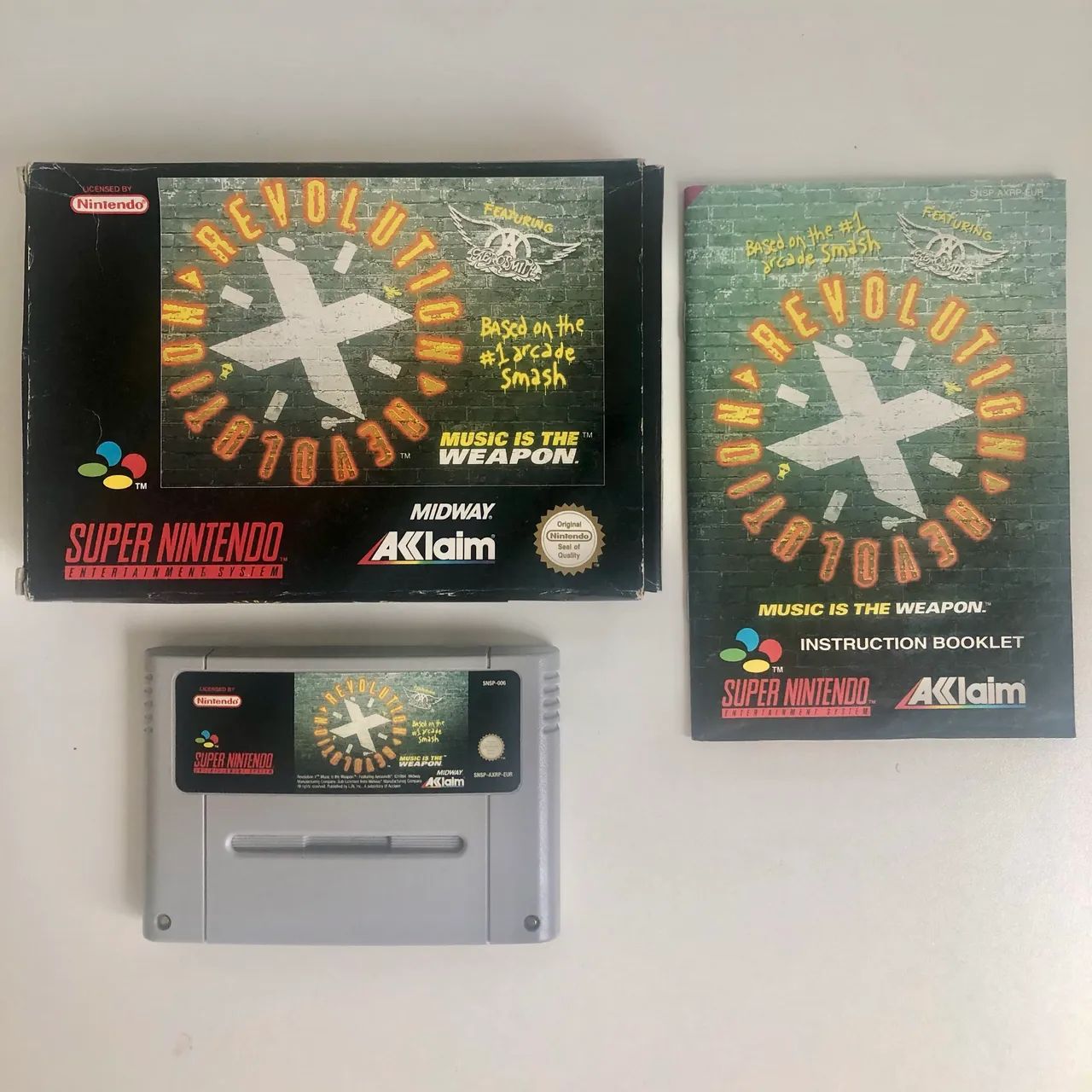 Revolution X Super Nintendo (SNES) Original Completo Caixa e