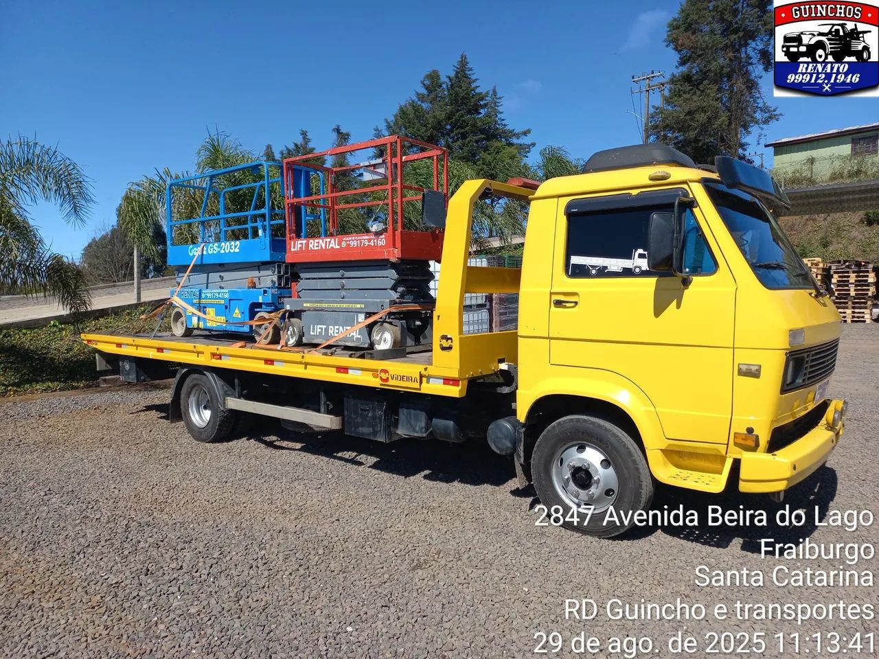 Guincho plataforma VW - Caminhões - Guadalupe, Lages 1451855189 | OLX
