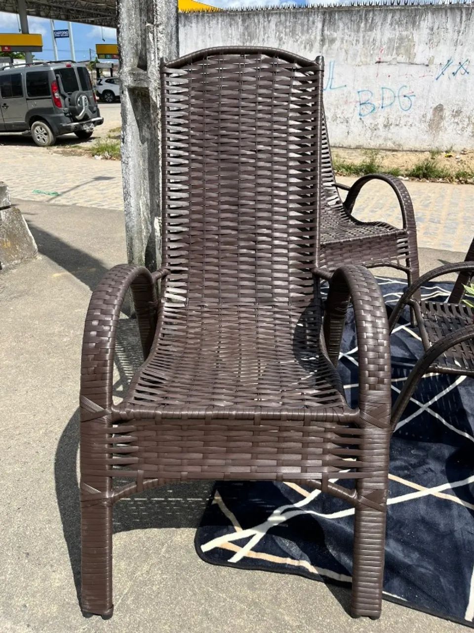 JOGO DE ÁREA DE FIBRA 5 PEÇAS - Foto 2