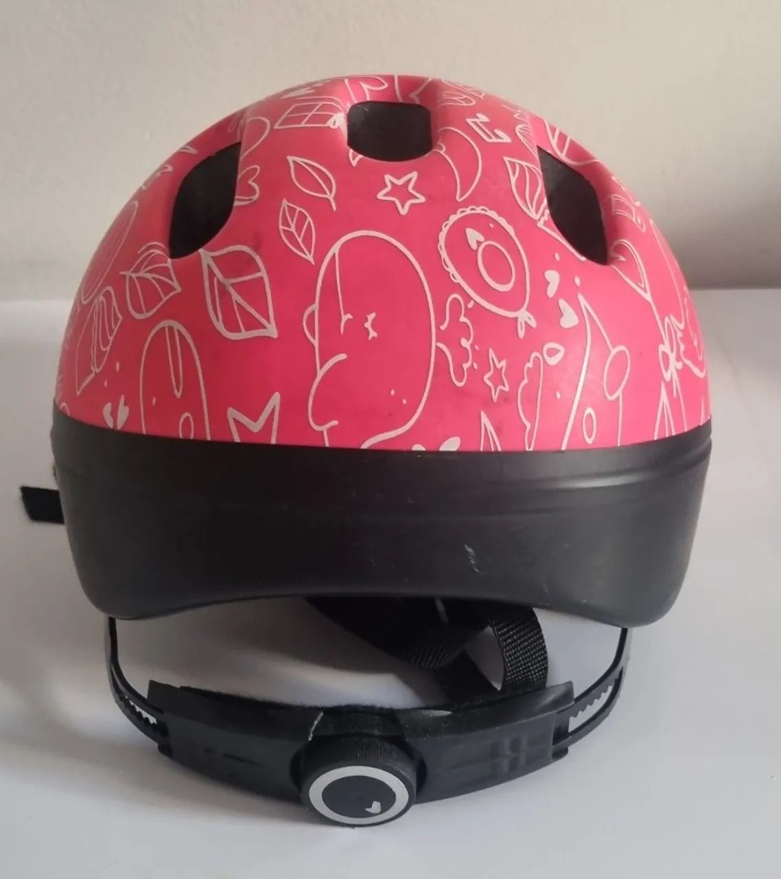 Capacete Infantil Ciclismo Rosa - Foto 5