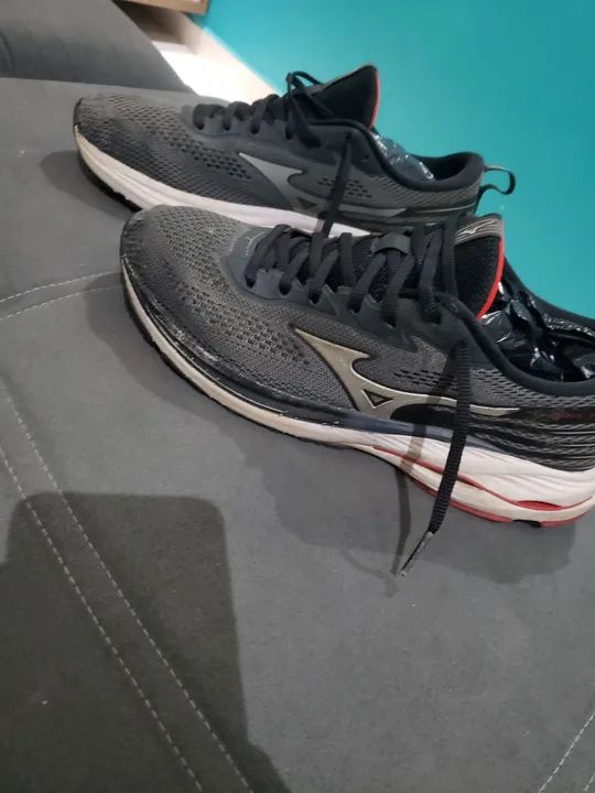 Tênis Mizuno Preto 41 - Foto 4